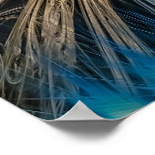 sterrenbeeld Waterman Fractal Art Poster (Hoek)