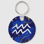 Sterrenbeeld Waterman Symbool Sleutelhanger (Achterkant)