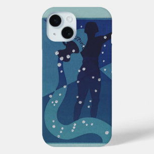Sterrenbeeld Waterman, Vintage Zodiac Astrologie iPhone 15 Case