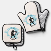 Sterrenbeeld - Weegschaal Ovenwant & Pannenlap Set (Voorkant / Achterkant)