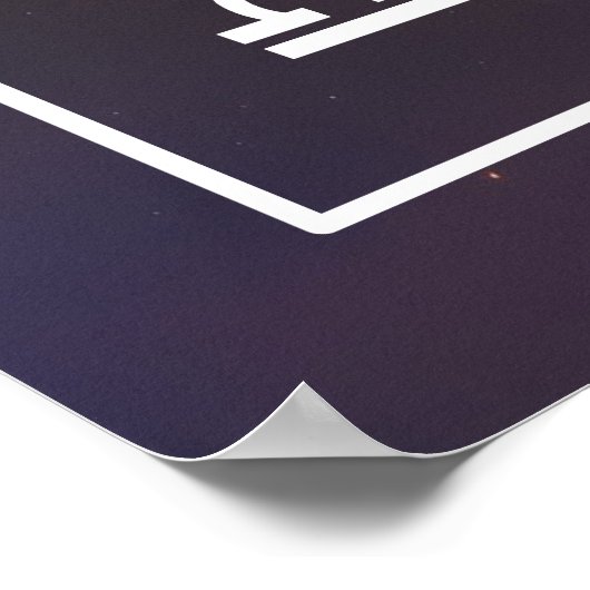 sterrenbeeld Weegschaal Poster (Hoek)