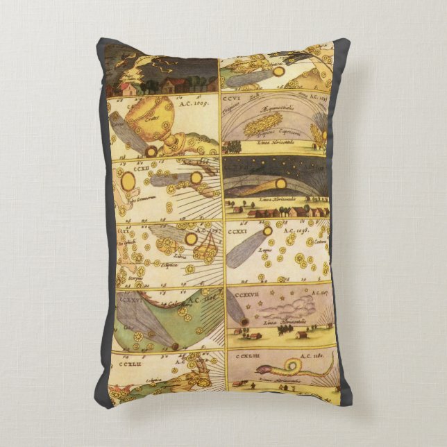  sterrenbeelden, Antiek sterrenkunde & Sterren Accent Kussen (Voorkant(Verticaal))