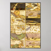  sterrenbeelden, Antiek sterrenkunde & Sterren Poster (Voorkant)