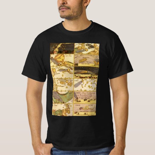 sterrenbeelden, Antiek sterrenkunde & Sterren T-shirt (Voorkant)