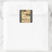 sterrenbeelden, Antiek sterrenkunde & Sterren Vierkante Sticker (Tas)