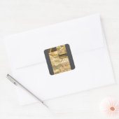 sterrenbeelden, Antiek sterrenkunde & Sterren Vierkante Sticker (Envelop)