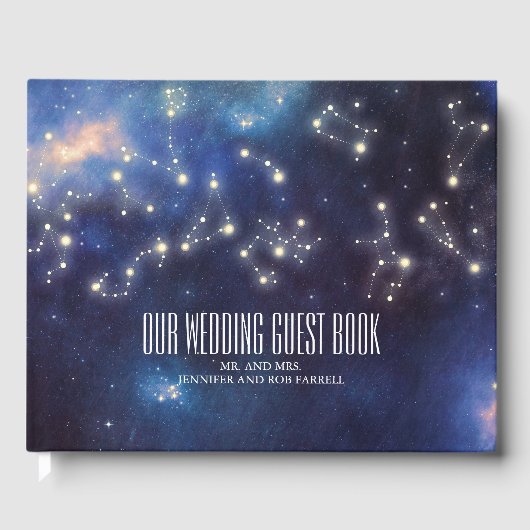 sterrenbeelden | Constellation Wedding Gastenboek (Voorkant)