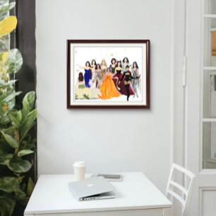 Sterrenbeelden, mode schets, kunstwerk, landschap, poster