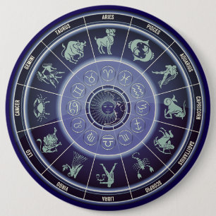 Sterrenbeelden Ronde Button 6,0 Cm