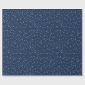 Sterrenbeelden Sterrenhemel Cadeaupapier (Vlak)