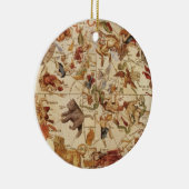 Sterrenbeelden,  sterrenkunde, Frederik de Wit Keramisch Ornament (Rechts)