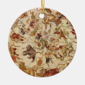 Sterrenbeelden,  sterrenkunde, Frederik de Wit Keramisch Ornament (Voorkant)