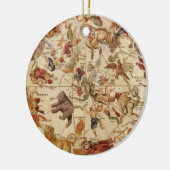 Sterrenbeelden,  sterrenkunde, Frederik de Wit Keramisch Ornament (Links)