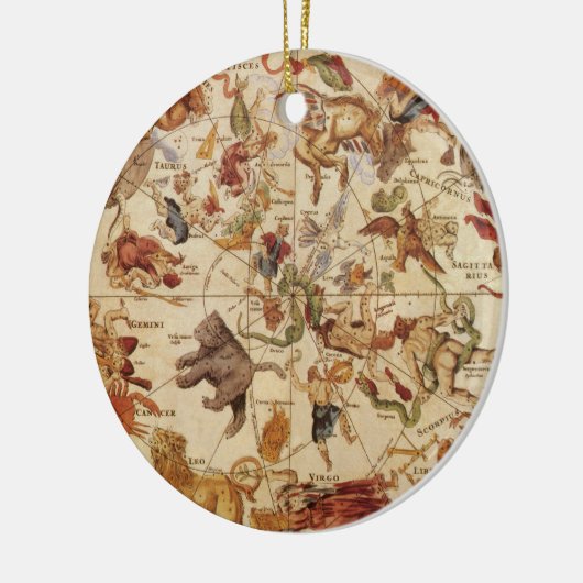 Sterrenbeelden, sterrenkunde, Frederik de Wit Keramisch Ornament (Links)