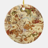 Sterrenbeelden,  sterrenkunde, Frederik de Wit Keramisch Ornament (Achterkant)