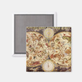 Sterrenbeelden,  sterrenkunde, Frederik de Wit Magneet (Voorkant / Achterkant)