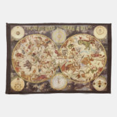 Sterrenbeelden,  sterrenkunde, Frederik de Wit Theedoek (Horizontaal)