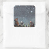 Sterrenbeelden Vierkante Sticker (Tas)