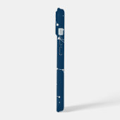 Sterrenbeeldpatroon iPhone 15 Case (Linkerkant)
