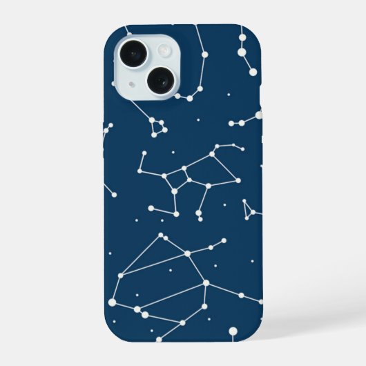 Sterrenbeeldpatroon iPhone 15 Case (Achterkant)