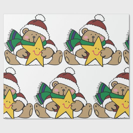 SterrenBeer Cadeaupapier (Vlak)