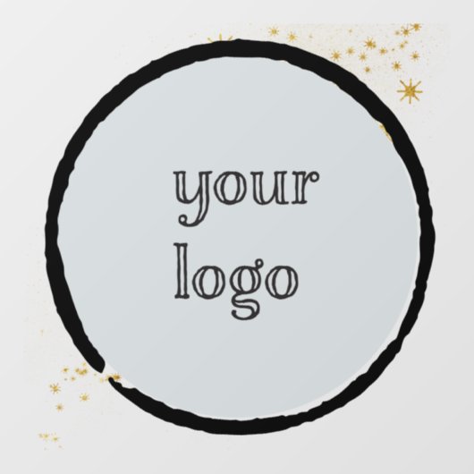 Sterrenbestikte Gepersonaliseerde Logo Raamsticker (Vel)