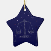 sterrenbibliotheek keramisch ornament (Links)