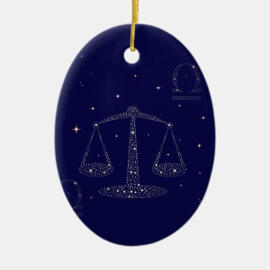 sterrenbibliotheek keramisch ornament (Voorkant)