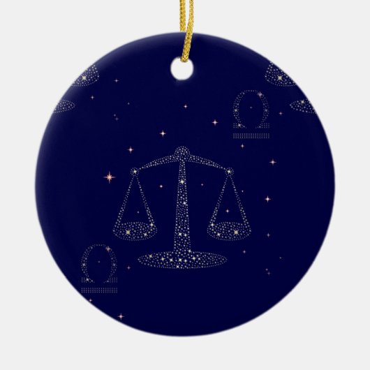 sterrenbibliotheek keramisch ornament (Voorkant)