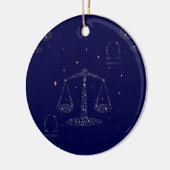 sterrenbibliotheek keramisch ornament (Links)