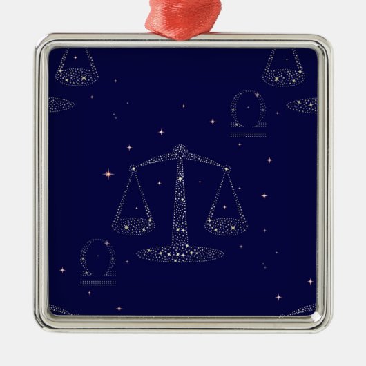 sterrenbibliotheek metalen ornament (Voorkant)