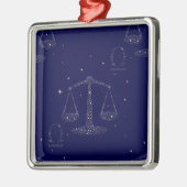 sterrenbibliotheek metalen ornament (Links)