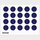 sterrenbibliotheek ronde sticker (Vel)