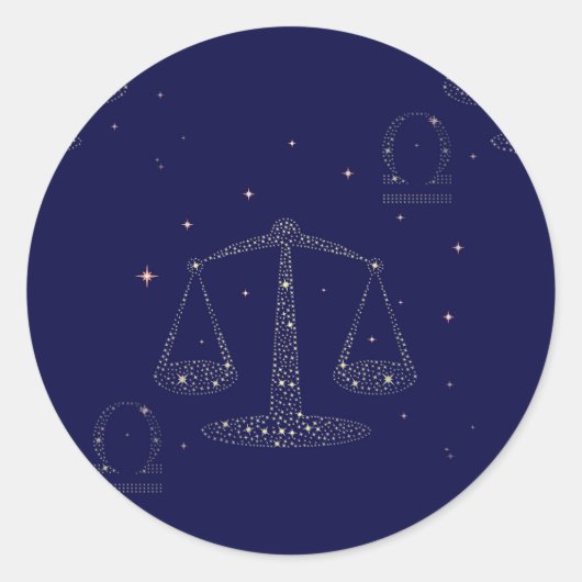 sterrenbibliotheek ronde sticker (Voorkant)