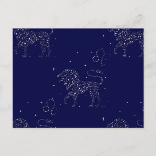 sterrenblad briefkaart (Voorkant)