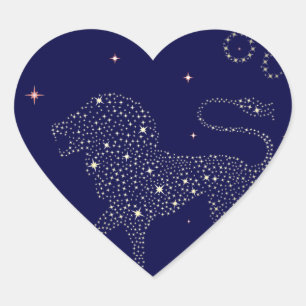 sterrenblad hart sticker