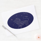 sterrenblad ovale sticker (Envelop)
