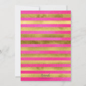 Sterrenblauw en roze Het is een Meisje Baby shower Kaart (Achterkant)