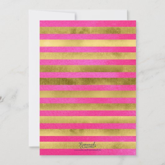 Sterrenblauw en roze Het is een Meisje Baby shower Kaart (Achterkant)