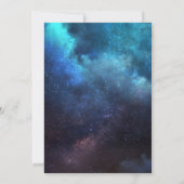 Sterrenblauwe nevel Modern wicca handfasting Kaart (Achterkant)