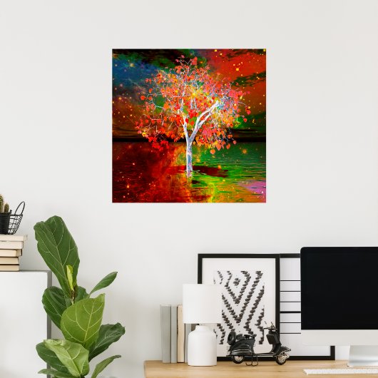 Sterrenboom Poster (Thuiskantoor)