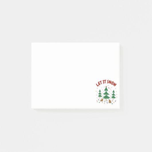 Sterrenbos Kerstwoud Konijnen Post-it® Notes (Voorkant)