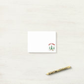 Sterrenbos Kerstwoud Konijnen Post-it® Notes (Op bureau)