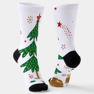 Sterrenbos Kerstwoud Konijnen Sokken