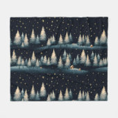 Sterrenbos Nachtfleece Deken (Voorkant (Horizontaal))