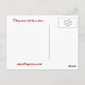 SterrenBriefkaart Briefkaart (Achterkant)