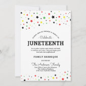 Sterrencluster | Juneteenth-evenement BRYG-kleuren Kaart (Voorkant)