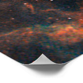 Sterrencluster NGC 2074 in kosmische wolkenwaarde Poster (Hoek)