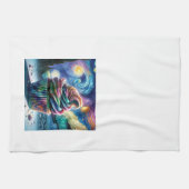 Sterrenconfectie: Van Gogh-geïnspireerde keukenhan Theedoek (Horizontaal)