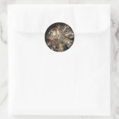 Sterrendraaimolen Ronde Sticker (Tas)